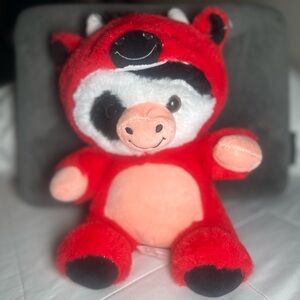 Disguisimals 15" Stuffed Plush Molly Cow In A Bull Suit Peek-A-BooToy